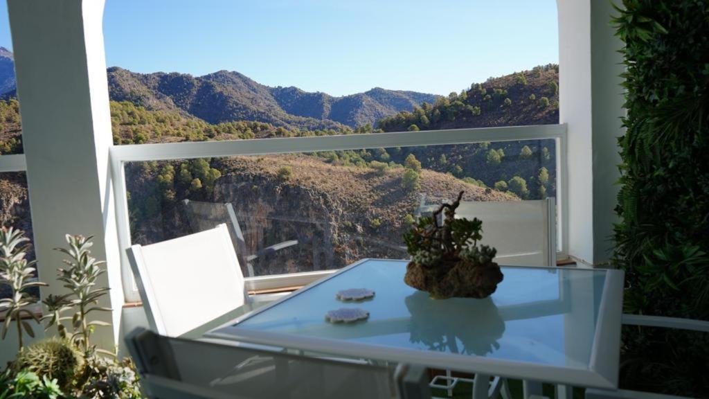 Ferienwohnung Mirador De La Axarquia Frigiliana Exterior foto