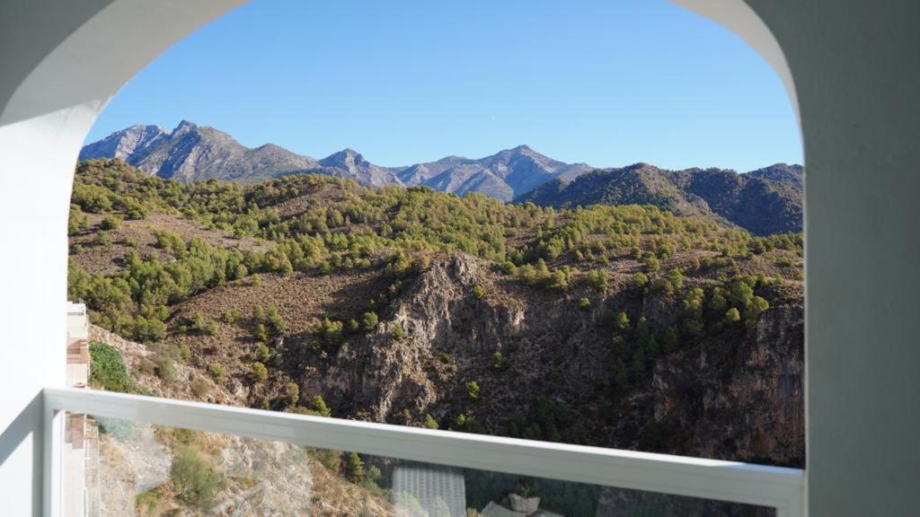 Ferienwohnung Mirador De La Axarquia Frigiliana Exterior foto