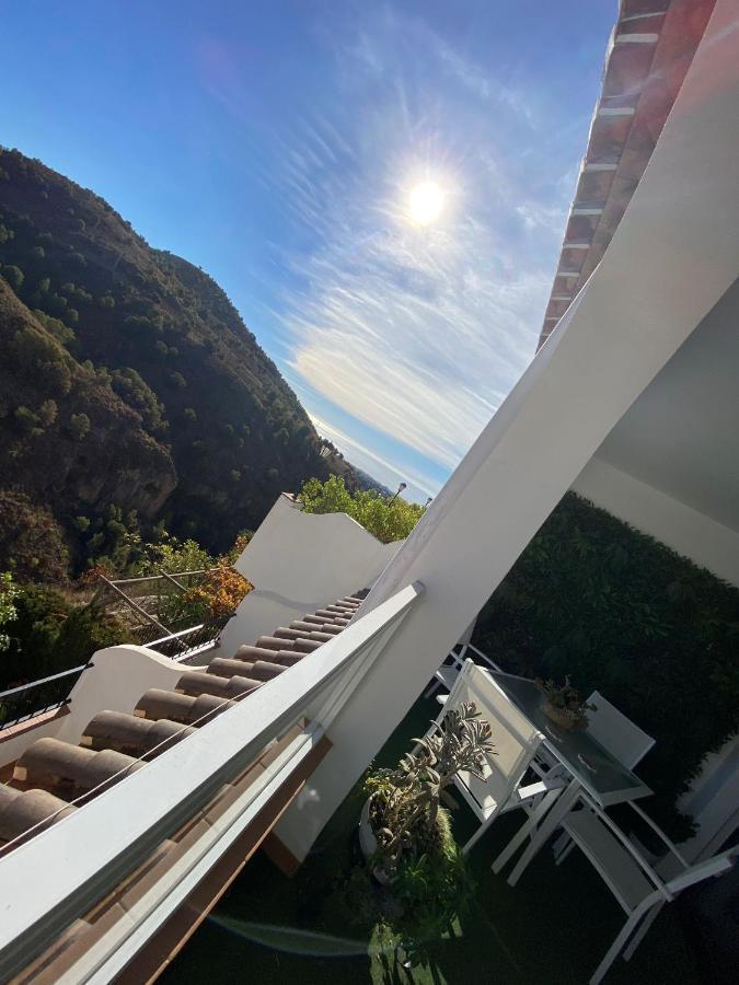 Ferienwohnung Mirador De La Axarquia Frigiliana Exterior foto